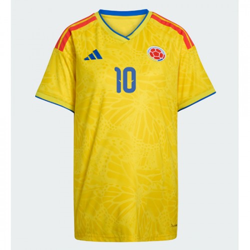 Colombia James Rodriguez #10 Replika Hemmatröja Damer VM 2026 Kortärmad